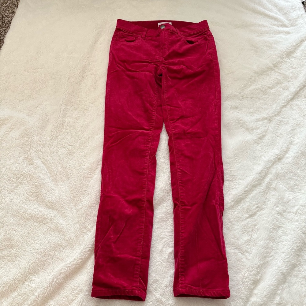 Pink Corduroy Loft Pants